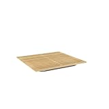 Pintinox Canaletto Brotschneidebrett aus Nussbaum, 37,8 x 39,6 cm, Zubehör für Buffet Linea Caleido