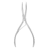 triangle 50 489 16 02 Grätenzange gebogen professionelle Qualität Fischpinzette Grätenpinzette Edelstahl