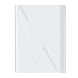 80 Blatt Seidenpapier Weiß, 50x35 cm Tissue Paper Verpackungsmaterial Seidenpapier Geschenkpapier für Hochzeit Geburtstag Ostern Deko DIY Basteln Verpacken