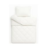 Julido 4-Jahreszeiten Kinder Bettenset – Bettdecke 100x135 cm (420g + 350g) & Kissen 40x60 cm (150g), Mikrofaser, Weich, Waschbar, Öko-Tex Standard 100, Allergikergeeignet