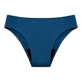 Damen-Slip, Menstruationsunterwäsche, Physiologisch, Swimming, Trunks, Leak Proof 4 Lagen, Menstruationsunterwäsche, High Flow Mesh Underwear Fast Water Absorption Underwear Oversized Höschen
