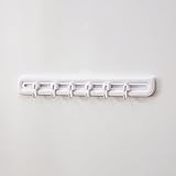 Peakjune KüChenutensilien Tassenhalter Wandhalterung,Hakenleiste Selbstklebend,Wandregal KüChenleiste Mit Haken,Geringes Gesamtgewicht,Geeignet FüR KüChe,Garage Oder Bad