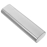 ROMISBABA Edelstahl Zigarrenetui mit Feuchtigkeitsspendendem Innenrohr Luftdichtes Aufbewahrungsetui für 2 Zigarren für Reisen und Tägliche Lagerung