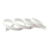 Bebykilemi Silikon-Duschbarriere, Wasserstopper für lockenlose Duschen, 100–300 cm, biegbarer, wasserdichter Dichtungsstreifen mit rutschfester Bodenhaftung, weißes Badezimmer (200 cm)