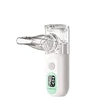 emmi MED Inhalationsgerät Kinder und Erwachsene, LED-Display, inkl. 2 Masken & 1 Mundstück, automatischer Reinigungsfunktion, Vernebler Inhaliergerät individuell Anpassbar & ideal für unterwegs