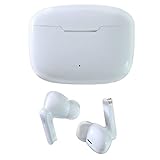 REPLOOD Kopfhörer Bluetooth 5.1 Kabellos + Ladehülle Wireless In-Ear Kopfhörer Autonomie 3 Stunden (Weiß)