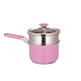 Milchtopf Modern Edelstahl Milchtopf Induktionsherd Dämpfen Integrierter Topf Haushalt Instant Nudeltopf mit Deckel Dampfgarer Milchtopf (B)