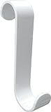 De-Plastik HEIZKÖRPERHAKEN für Rundheizköper, Weiss, 10er-Set - Zwei unterschiedliche Radien Ø 23 mm und Ø 28 mm, dadurch vielseitig einsetzbar
