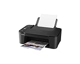 Canon PIXMA TS3550i Multifunktionsdrucker 3in1 (Tintenstrahl,Drucken, Kopieren, Scannen, A4, WLAN, LCD, Apple AirPrint, Mopria, PIXMA Cloud Link, kompatibel mit Pixma Print Plan 'Abo') Schwarz