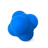 TOYANDONA Sechseckiger Silikon Reaktionsball 1 Stück Agility Trainingsball für Reflex und Koordinationstraining Sprungball für Sport und Rehabilitation