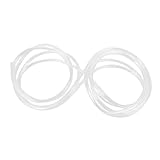 SHINEOFI 1Rolle Wasserschlauch Transparent Flexibler Autowaschschlauch Leicht zu Transportieren für Garten und Außenreinigung Verschleißfestes Material für Vielseitige