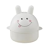 Eierkocher in der Mikrowelle, Eierkocher in der Mikrowelle – robuster Eierpochierer in Hasenform für 4 Eier – multifunktionales Küchengerät, spülmaschinenfest, Dampfgarer D