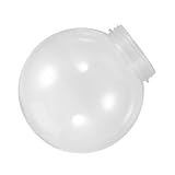 Zerodeko Transparenter Kugel Lampenschirm Ersatz für Außenwandleuchten und Deckenventilator Beleuchtung Langlebig und Elegant für Garten und Hofbeleuchtung