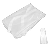 LABRIMP Wasserdichte Transparente Schürze für Damen und Herren Leicht zu Reinigen für Küche Gastronomie und Friseur Schmutzabweisend und Robust Unisex Arbeitskittel