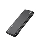 VEGER Power Bank Laptop, Max 130W 25000mAh Laptop Powerbank mit Eingebautem Kabel, Schnelles Aufladen USB C Externer Handyakkus mit LED Display, kompatibel mit MacBook,Laptop,Tablet,iPhone,Samsung usw