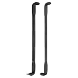 HARFINGTON 2-teiliges Winkelschraubendreher-Set PH2/SL6 PH2/PH1 Kreuzschlitz-Schlitzkopf, rechtwinklig, 90 Grad, doppelseitiges Z-Typ-Handwerkzeug für die Reparatur von Haushaltsgeräten, Schwarz