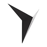 Marhynchus LED Wandleuchte Moderne Dreieckige Eisenlicht für Schlafzimmer Wohnzimmer Hotel Lesen Schwarz