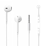 Kopfhörer, Kabelgebundene Ohrhörer, 3,5mm Jack In-Ear Stereo Kopfhörer mit Mikrofon und Lautstärkeregler, für Phone iPad Pro MP3 Samsung Huawei Android Smartphone Laptop, mit 3,5 mm Audiostecker