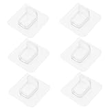DIYEAH 12 Stück Regale Klebstoff Montiert Inhaber Unterstützung Klein Heringe Garderobenschrank Trennstift Für Schrank Selbstklebende Regalklammern Klebrige Regalhalterungen Plastik