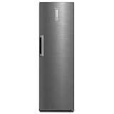 Midea MDRU385MTE46 Gefrierschrank/Kühlschrank/273L/185 cm hoch/NoFrost/Flexible Kühl- und Gefrierfunktion/Superkühl/Große Fächer/Zero Clearance/Easy Open Handgriff/Wechselbarer Türanschlag/Inox