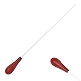 Ranley Musik Dirigentenstab Mit Holzgriff,Bühnenperformance Dirigierstab | Ergonomischer Design Fester Griff Stab Für Marschorchester Trommelklasse Erwachsene