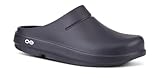 OOFOS OOcloog Recovery Clog - Damen und Herren, Mattes Schwarz, 9 Women/7 Men