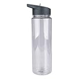 VOSMII Wasserkocher Hohe Qualität Sport Wasserflasche Outdoor Sports Gym Trinkende Drink Trinkflaschen Radfahren Fahrradflasche Outdoor Stroh Wassertasse(Black)