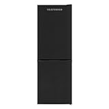 TELEFUNKEN Kühl-Gefrierkombination | Kühlschrank groß mit Gefrierfach | 174 Liter Gesamt-Nutzinhalt | freistehend | Höhe 145 cm | Kühlgefrierkombi KTFK174EDI in dark inox