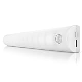 CSL - Nachlicht Sensorlicht mit Bewegungsmelder PIR Sensor - Dämmerungssensor - 4 Lichtfarben – Flexible Anbringung mit Magnetstreifen – 70 Lumen – 3m Reichweite – 120° Erfassungswinkel