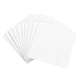 MOKKHNB 10 Stück Teiliges Set Sublimationsmagnete für Kühlschrank Quadratische Leere Magnetrohlinge für DIY Projekte Einfach zu Reinigen für Personalisierte Designs und Kreative