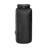 Tatonka Packsack Dry Sack 4l - Wasserdichter Packbeutel mit Rollverschluss und Steckschließe - Aus recyceltem Polyester - 4 Liter Volumen (schwarz)
