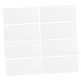 TEHAUX 20 Stück Teiliges Transparente Schweißhelm Ersatz innenlinse aus Glas Kratzfest Bruchfest Langlebige Schutzscheibe für Standard schweißmasken für Brillenträger und