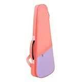 Tenor-Ukulele-Koffer, Ukulele-Koffer mit Verstellbaren Riemen. Leichtes und Stabiles Oxford-Stoffmaterial Guitalele für 23-Zoll-Ukulele oder Kleine Gitarre (PINK)