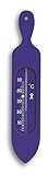 TFA Dostmann Analoges Badethermometer, 14.3018.06, zur Ermittlung der Badewassertemperatur, blau