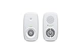 Motorola Nursery AM21 Babyphone Audio - Digitales Babyfon mit DECT-Technologie zur Audio-Überwachung - 300 Meter Reichweite - Mikrofon mit hoher Empfindlichkeit, 1 Stück (1er Pack) – Weiß