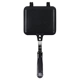 Respicefinem Resefinem doppelseitig mit dem Panini -Hersteller flacher Bodenpfanne für kleine Küchenwohnungen und Büros aus Aluminiumlegierung gleichmäßig beheizt und robust