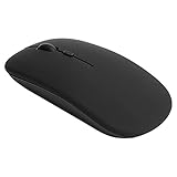 CCYLEZ Mute Silent Mouse für Laptops, mit Einstellbarer DPI 800/1200/1600, Optischer Tracking-Technologie, Kleiner Größe, Schwarzem ABS-Material, Effektive Entfernung 10 Meter