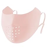 Auiremrti UV-Gesichtsmaske, Sonnenschutz, LSF 50+, Eisseide, waschbar, wiederverwendbar, Gesichtsschutz, elastisch, atmungsaktiv, Golf-Sport-Gesichtsmaske