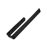 Alipis Edelstahl Papierhalter ohne Bohren Praktischer Küchenrollenhalter Rostfrei Platzsparend Elegantes Schwarzes Design Geeignet für Bad und Küche Wandmontierbar Langlebig und