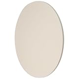 ORFOFE Pizzastein Cordierit Hochtemperaturbeständig Backstein für Ofen und Grill Weiß Glatte Oberfläche Langlebig Vielseitig für Pizza Brot Kekse für Zuhause und Profi einsatz