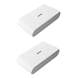 Muuookka 433 MHz Drahtloser Vibration Glass Break Detektor Einstellbare Empfindlichkeit, die mit Alarmsystemen Kompatibel Ist