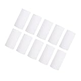 NUOBESTY 10 Rollen Thermopapierrollen Selbstklebendes Druckpapier Mehrzweck-thermopapier -geldpapier Kassenrolle Quittungspapier Kreditkartenrollen Weiß Hitzeempfindlich X25 Druckerpapier