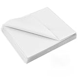 Wamkon 100 x 300 cm breit Bügelvlies, Weiß aufbügelbare Vlies Einlagestoff in mittlerer Stärke (50g/m²) zum Nähen, Quilten, Basteln, Schneidern