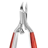 Nagelschere für Dicke und Tief Eingewachsene Zehennägel, Scharf Edelstahl Fuss Nagelzange Eckenzange, Luxus und Professionell