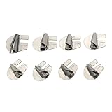 Rollrand zum Nähen – Zubehör für Nähmaschinen, gebogen, Cuc-Fußangriffe, gebadeter Fuß | Nähnähte für das Aufrollen aus Metall, 3 bis 10 mm