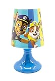 Joy Toy - Paw Patrol LED Mini Lampenschirm (batteriebetrieben) 10x10x19 cm in attraktiver Geschenkpackung, Bianco