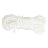 iplusmile Nylon Geflochtenes Fahnenmastseil Fuß für Outdoor Nutzung Reißfeste und wasserdichte Nylonschnur für Fahnenmasten und Vielseitige Anwendungen