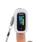 med100 Premium Pulsoximeter – Präzise Messung von Sauerstoffsättigung (SpO₂) & Herzfrequenz, Finger-Oximeter mit OLED-Farbdisplay, schmerzfreie Anwendung, ideal für Zuhause, Sport & Reisen