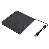 Externes Laufwerksgehäuse, Herausnehmbares Gehäuse für Externe Optische Laufwerke, USB3.0/USB2.0 5 Gbit/s Gehäuse für Optische Laufwerke von Laptops, für 12,7 Mm/9,5 Mm SATA DVD RW-Laufwerk