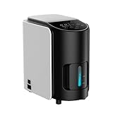 hzexun Sauerstoffkonzentrator für Zuhause, 93% Sauerstoffkonzentration Tragbares Sauerstoffgerät für Unterwegs 1-7L/m Sauerstoff-Durchflussrate kann Einstellbar